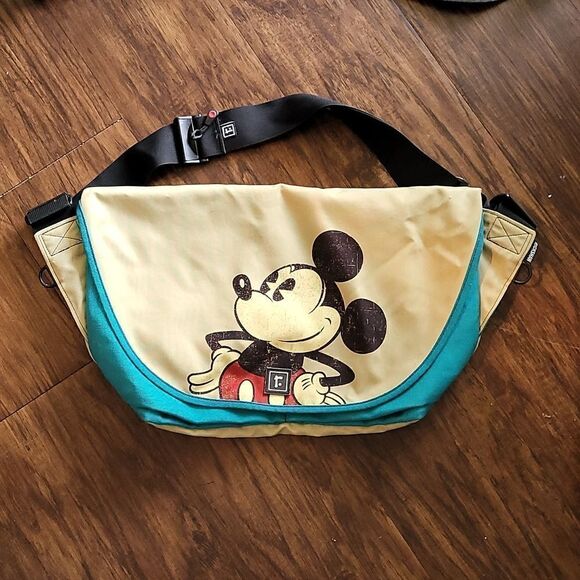 Disney Rickshaw Mickey Mouse Messenger Bag - Picture 1 of 14